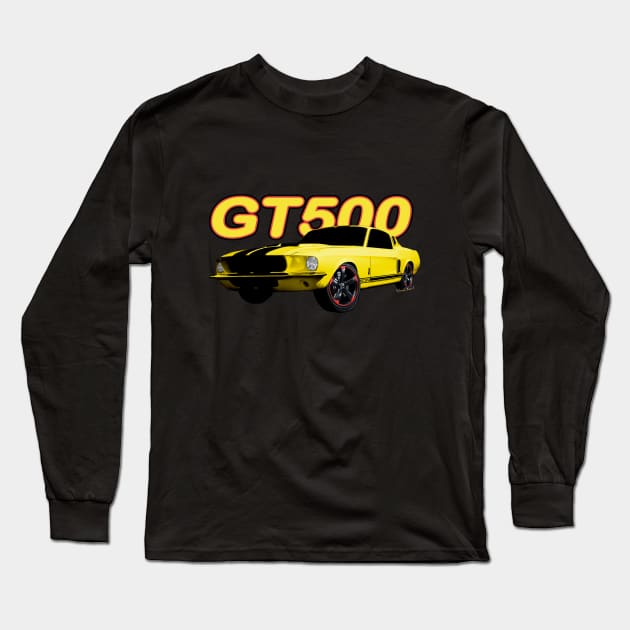 Mustang GT500 Long Sleeve T-Shirt by vivachas